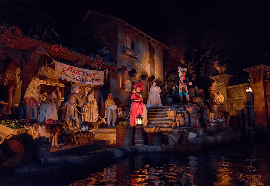 Piratas del Caribe escena de Redd