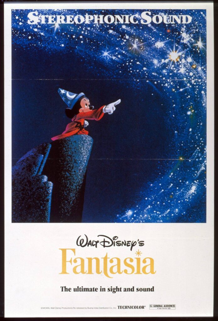 Poster de 1940 de Fantasia de Disney