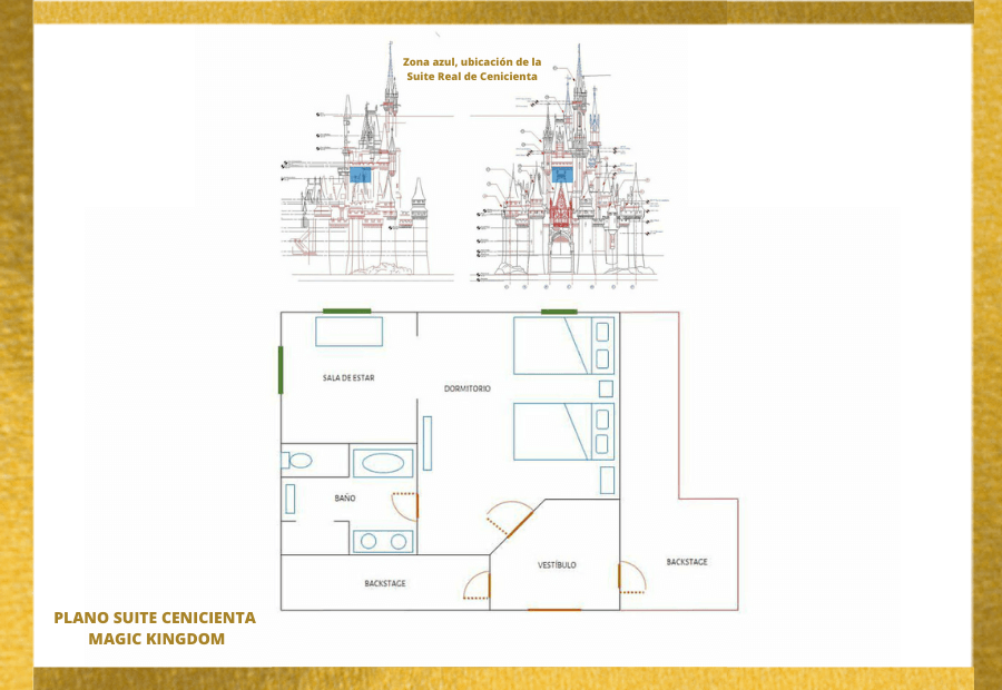 Planos Suite Castillo Cenicienta 