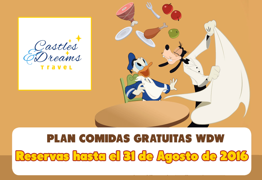 Plan de Comidas Gratis Disney 2016