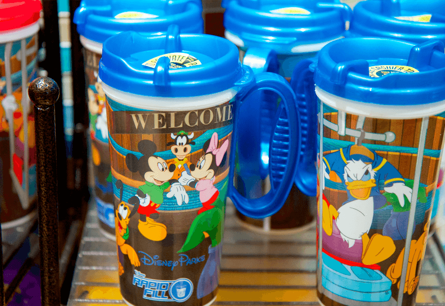 Los vasos rellenables Disney también entran del Plan de Comidas