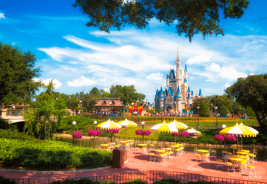 Preciosa imagen de Magic Kingdom en Orlando,Florida