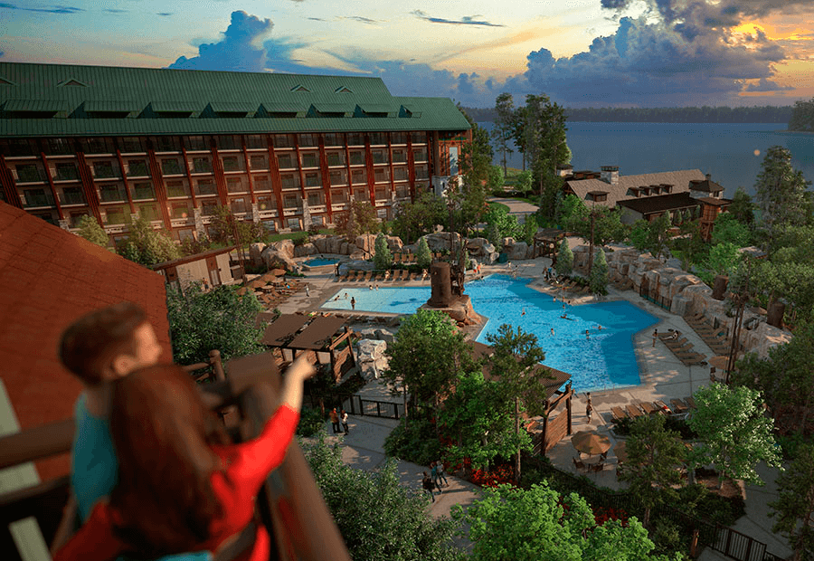 La nueva piscina del Wilderness Lodge en Disney World.