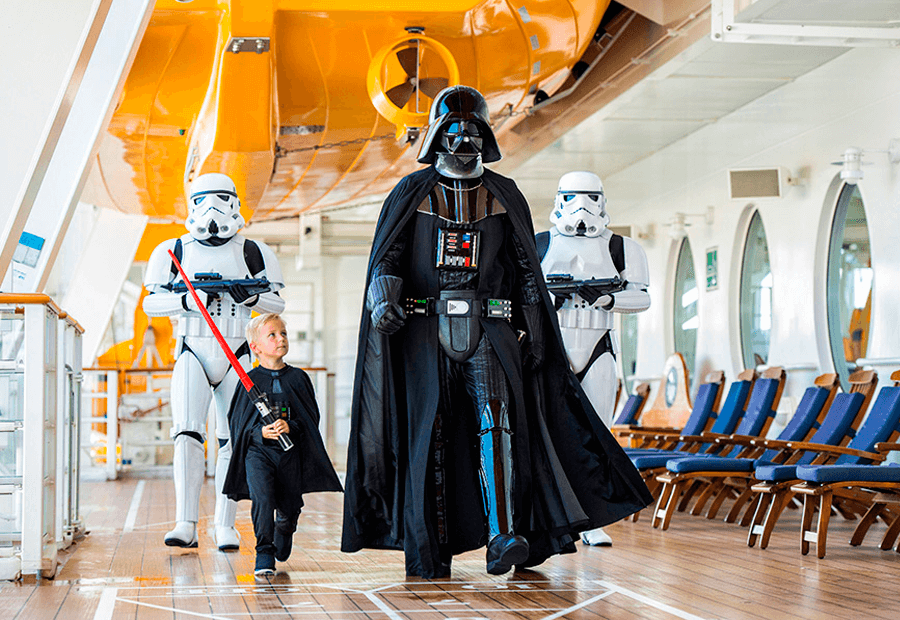 Star Wars Day at Sea es la fiesta gláctica que se celebra en los cruceros Disney.