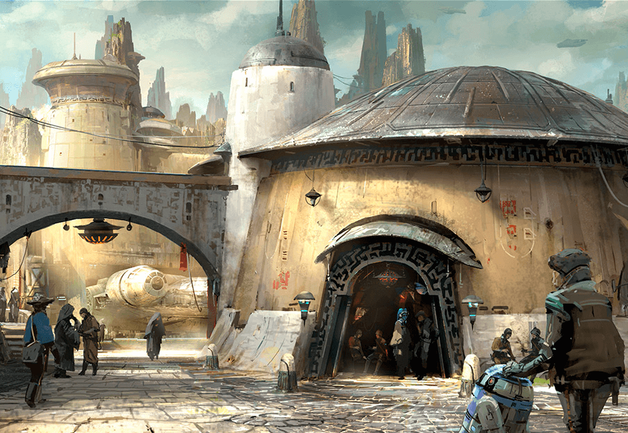 Nuevo visión de Star Wars Land