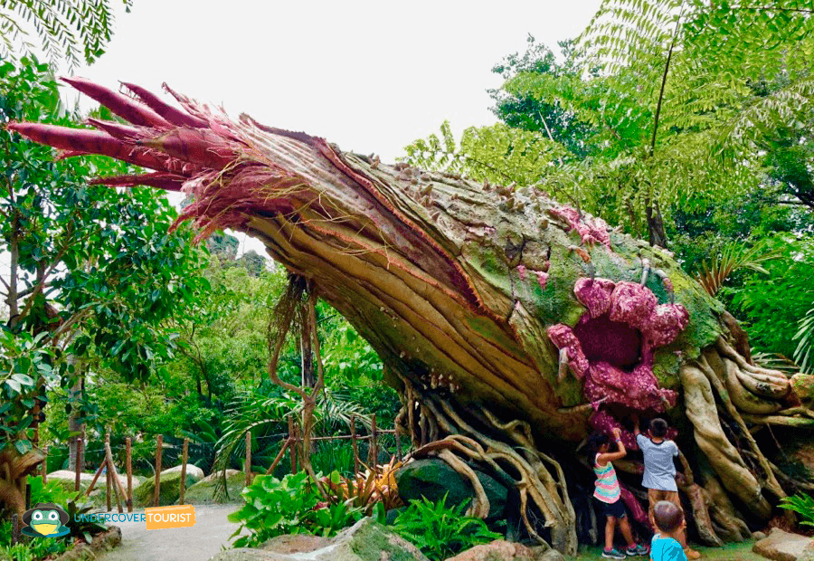 Flasca Reclonada en Avatar en Disney World es un tronco mágico.