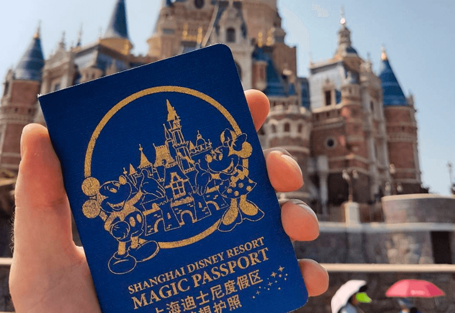 El pasaporte mágico es único en Shanghai Disneyland.