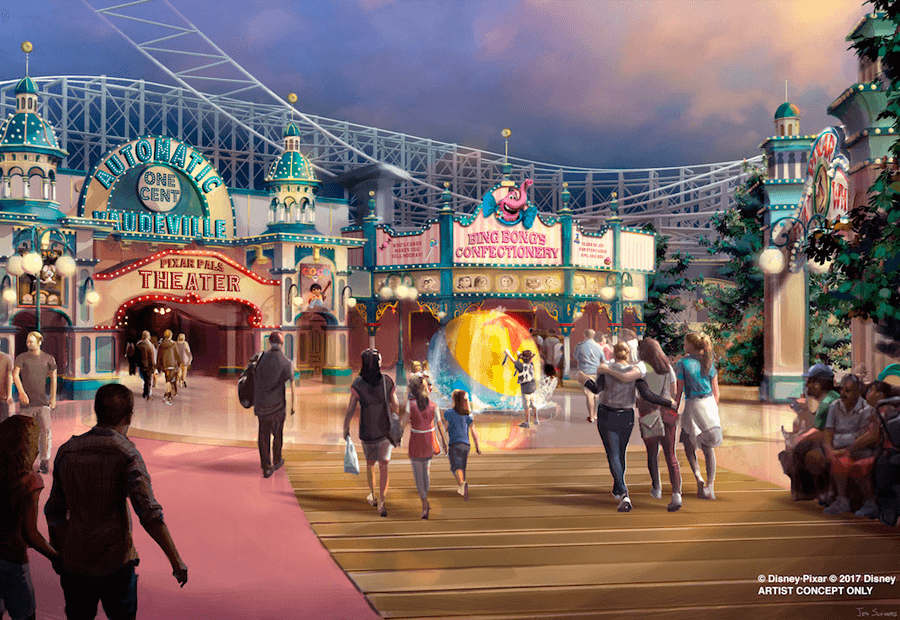 Pixar Pier será la transformación de Paradise Pier en California Adventure