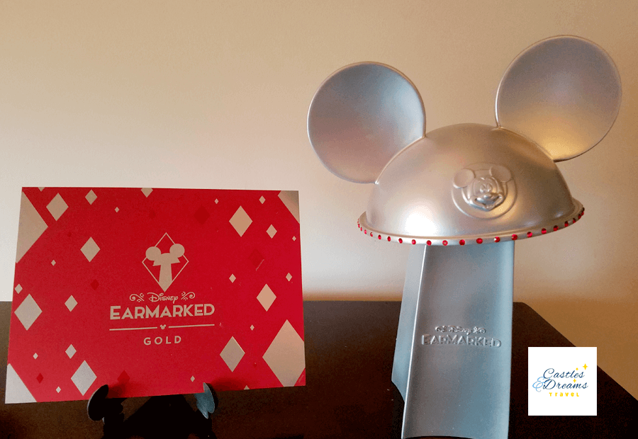 El premio Disney Ear Markered Gold de Castles and Dreams travel