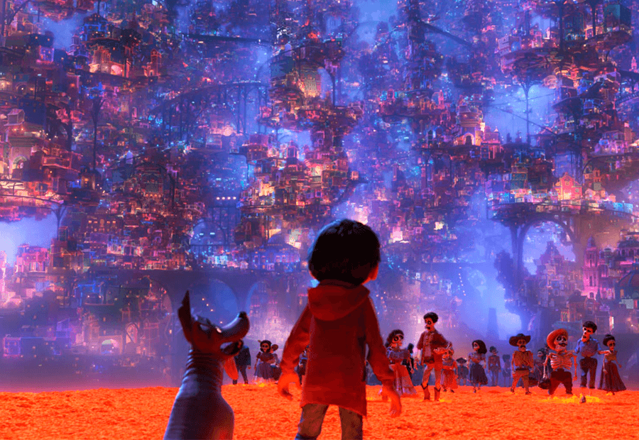 Mundo de los Muertos Película Coco de Pixar
