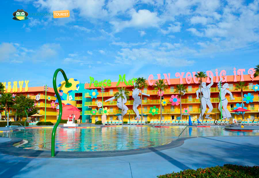 Piscina del hotel Pop Century en Walt Disney World