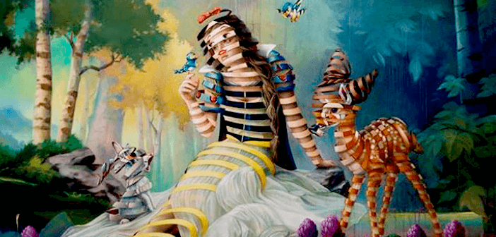 Artista Super A Despelleja Personajes Disney