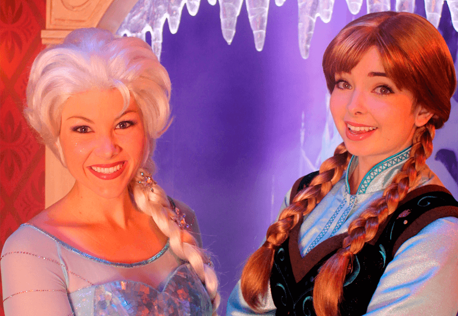Anna y Elsa en Epcot
