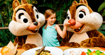 Comiendo con personajes en Disney World