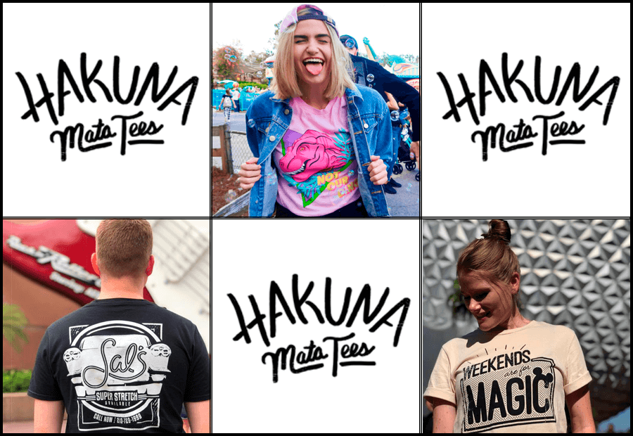 Camisetas para ir a Disney Hakuna Mata Tees