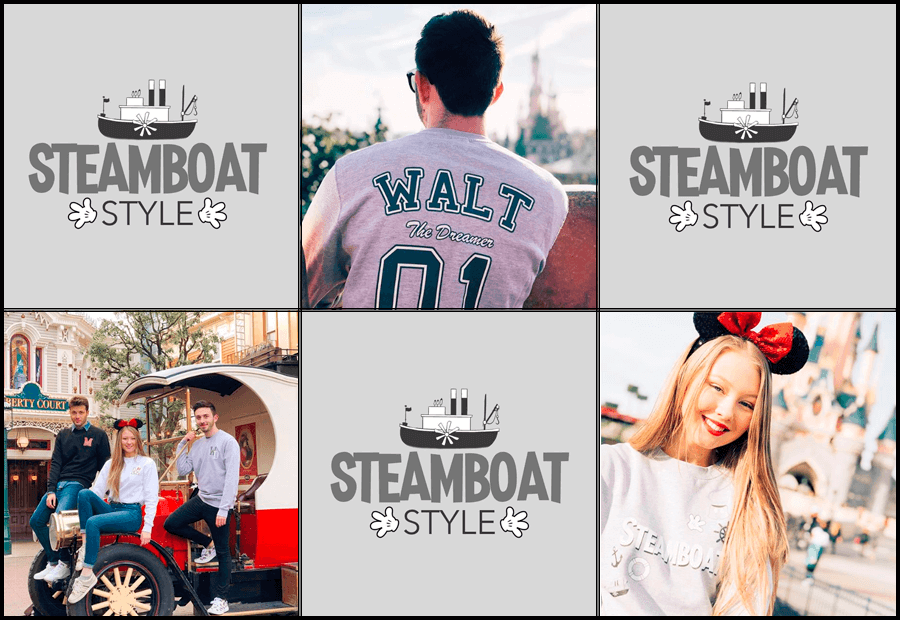 Camisetas para ir a Disney Steamboat Style