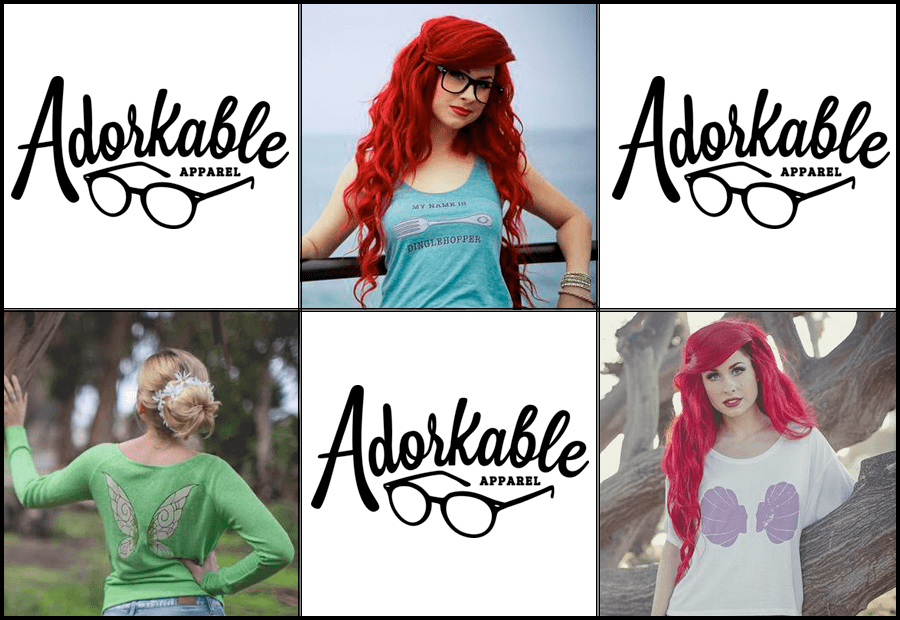 Camiseras para ir a Disney Adorkable Apparel