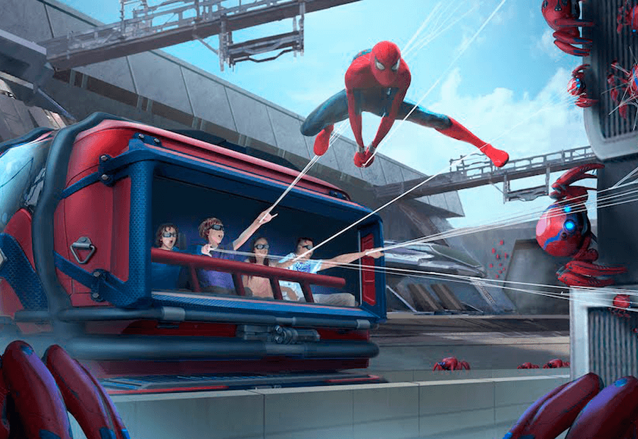 Nueva atracción Spiderman Disneyland Paris y Callifornia Adventure