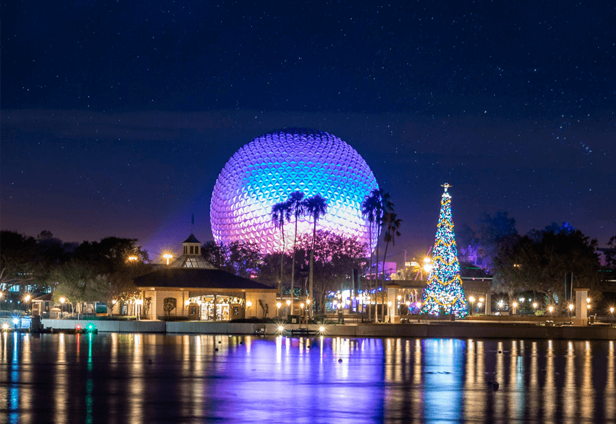 Epcot en Navidad Orlando Florida