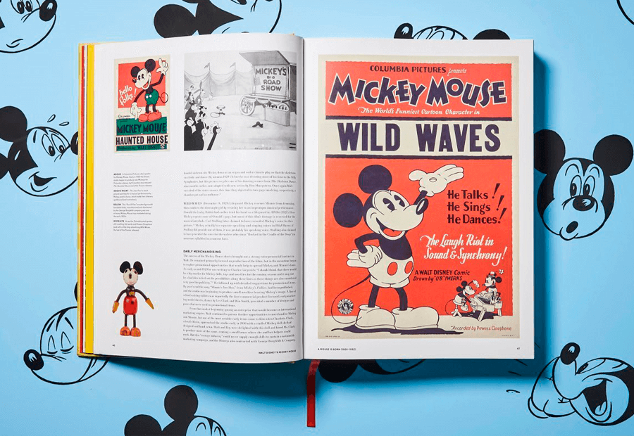 Libro sobre Mickey Mouse