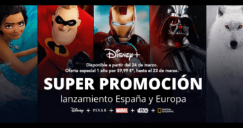 Promoción lanzamiento Disney Plus en España
