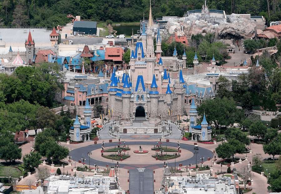 Parque Magic Kingdom vacio en Orlando por el coronavirus 