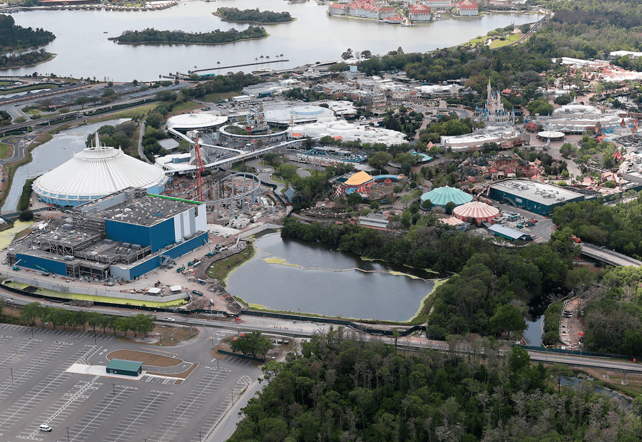 Construcción Novedades paralizadas por coronavirus en Disney World