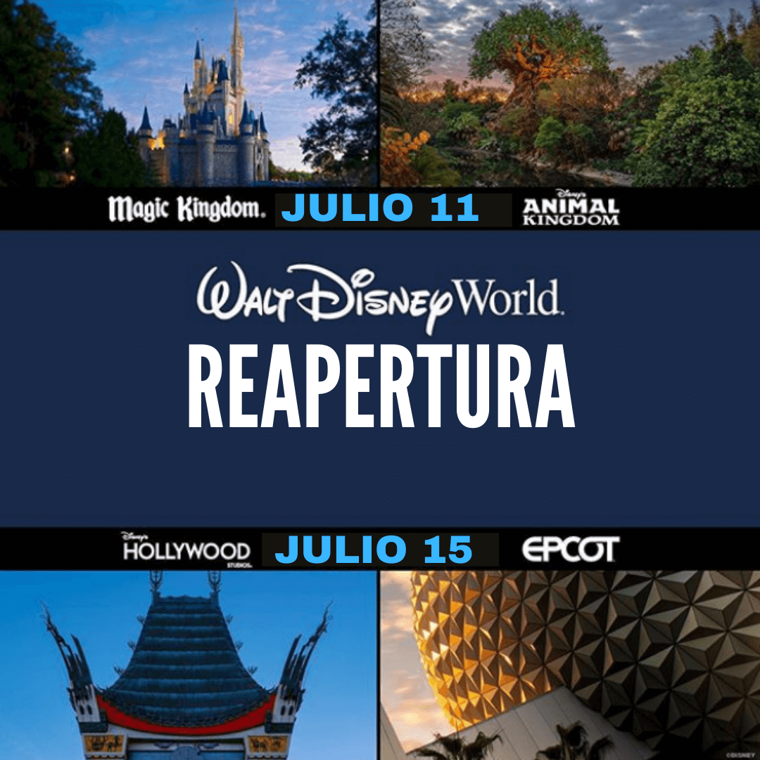 Disney World reapertura coronavirus fases