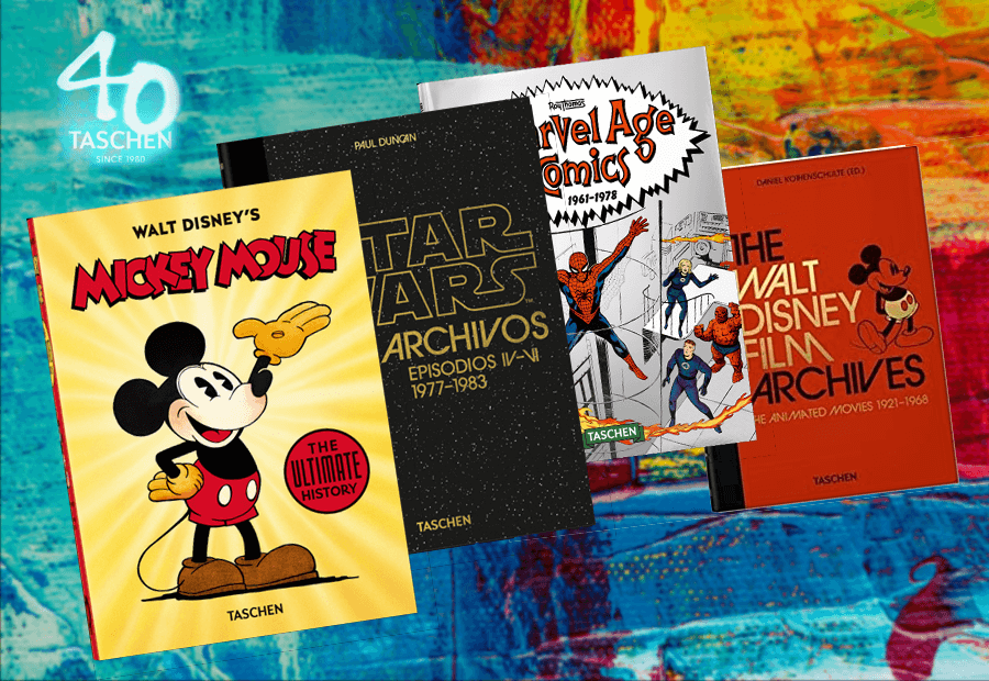 Libros Disney Star Wars y Marvel Taschen 40 aniversario 