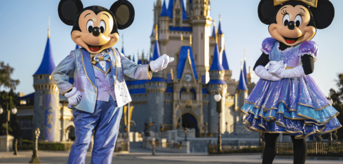 Mickey y Minnie trajes 50 Aniversario Disney World
