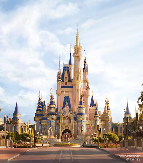 Castillo 50 Aniversario Disney World