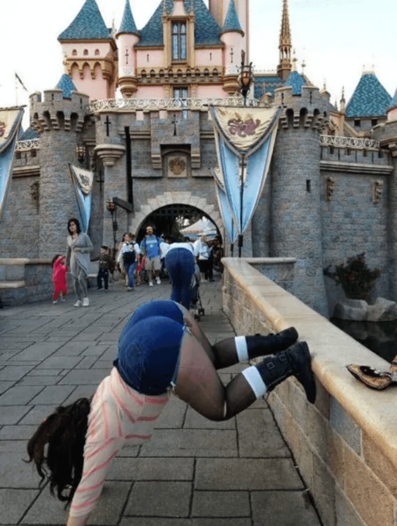 Twerk en Disneylandia Castillo