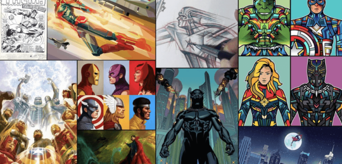 Obras de arte hotel Marvel