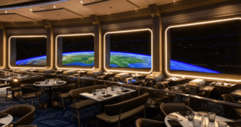 Comedor del restaurante Space 220